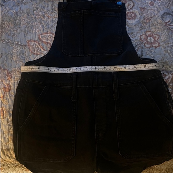 Madewell Black Denim Overalls Small - Picture 6 of 7